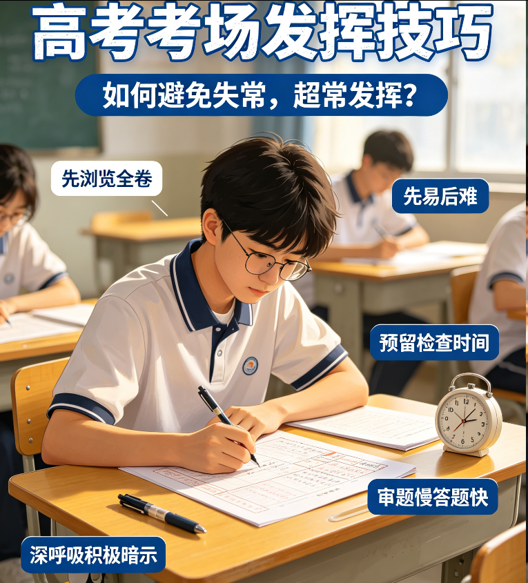 高考考场发挥技巧:如何避免失常,超常发挥?